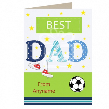 Best Dad - Personalised Card