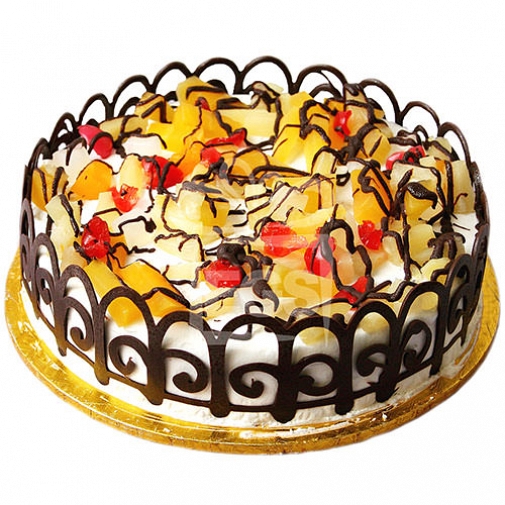2lbs Fruit Cocktail Cake From Tehzeeb Bakers delivery to Pakistan