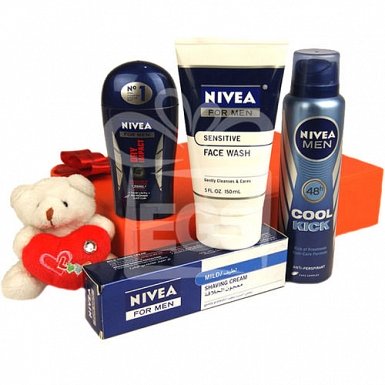 Pampering Nivea Gift Hamper For Man delivery to Pakistan