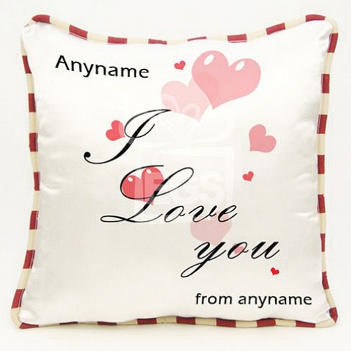 I love you -Personalised cushion