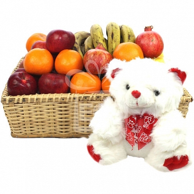 Romantic Fruit Basket