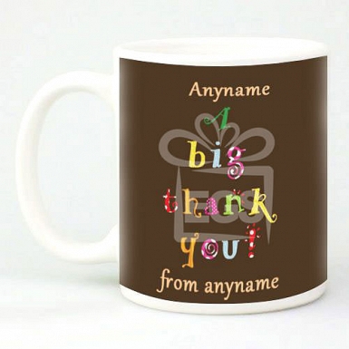 Big Thank You - Personalised Mug