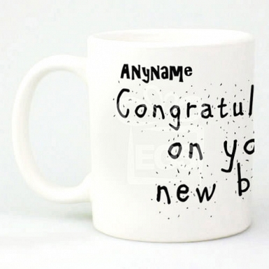 New Baby Boy - Personalised Mugs