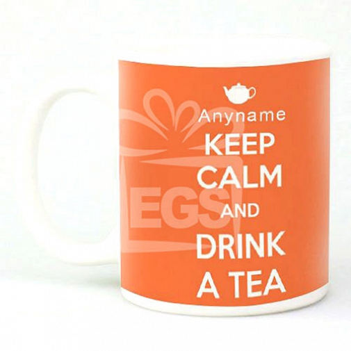 Keep Calm Drink Tea - Personalised Mugs