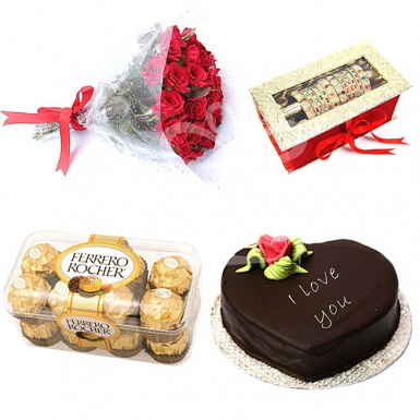 Flowers-Cake-Chocolate Exclusive