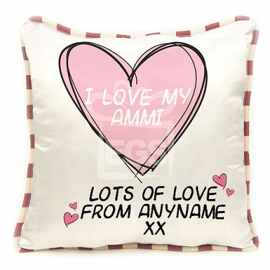 I Love my Ammi - Personalised Cushion