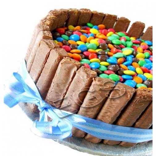 2Lbs Large MnM Craze Cake delivery to Pakistan